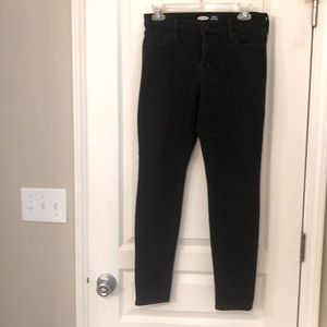 COPY - Women’s Old Navy rockstar super skinny built-in warm black jean